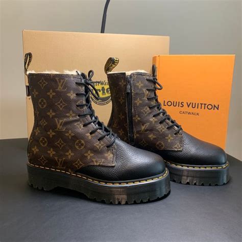 dr martens louis vuitton print